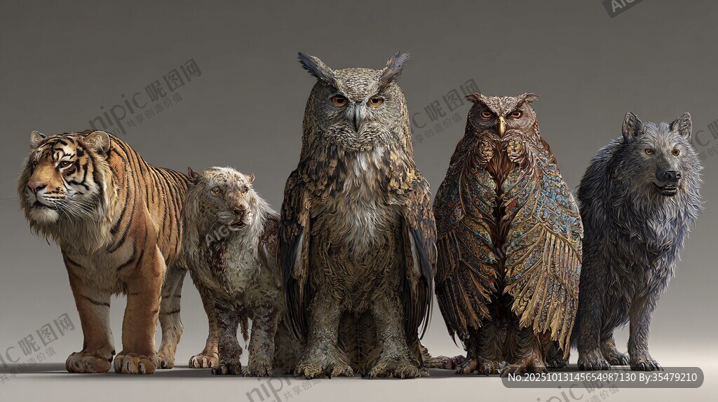 動物伙伴齊聚 奇幻造型秀
