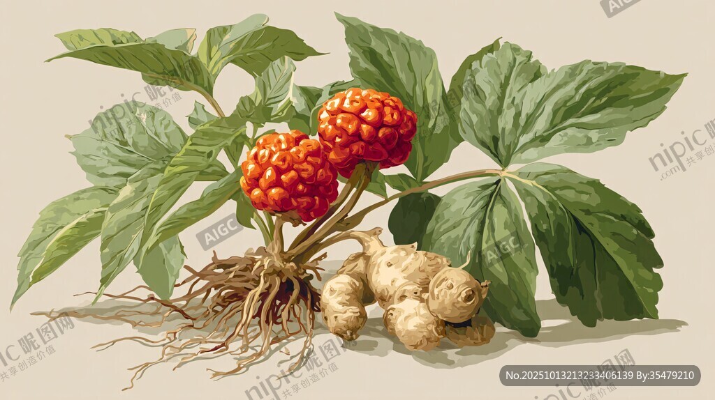 野生珍稀植物及其根莖果實(shí)
