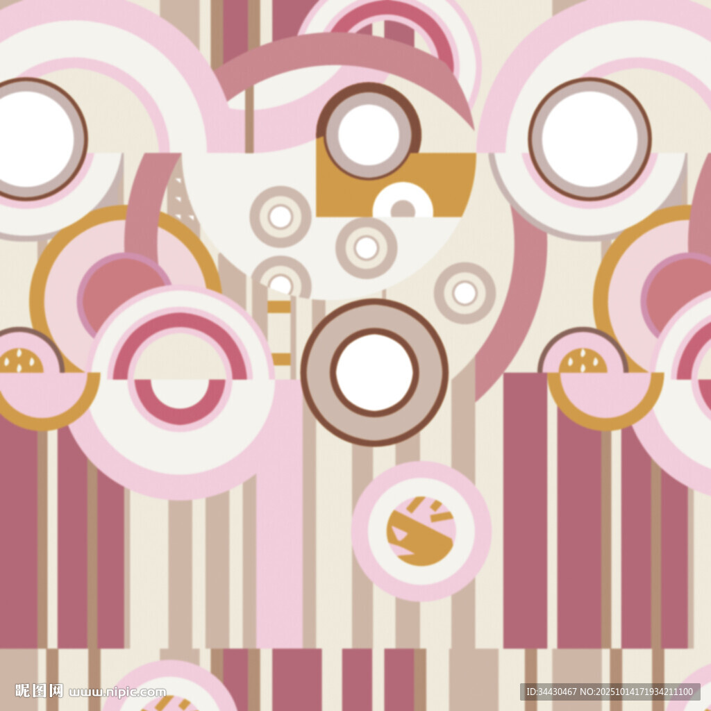 夢幻粉紫幾何圖案背景