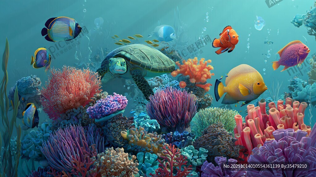 夢幻海底世界 多彩海洋生物