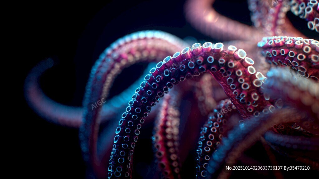 夢(mèng)幻炫彩章魚(yú)觸手