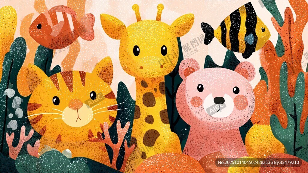 海底動物大聚會