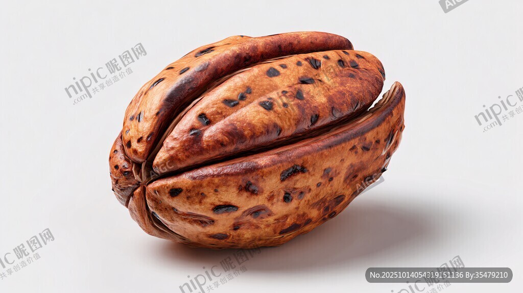 獨(dú)特外觀的褐色山核桃