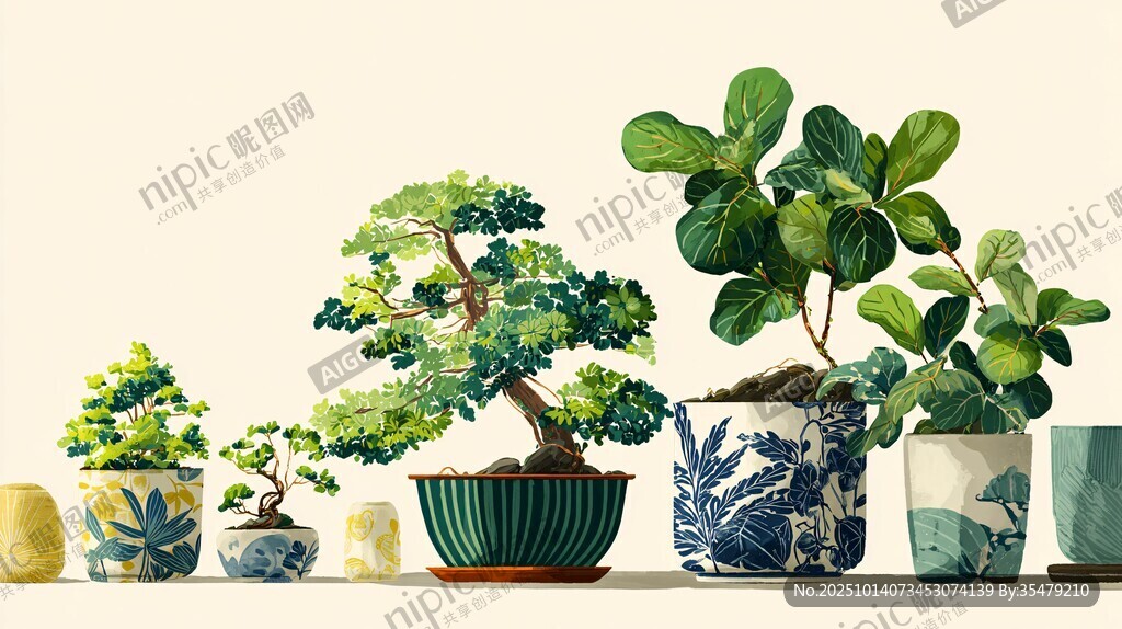 精致盆栽組合 裝點(diǎn)生活美學(xué)