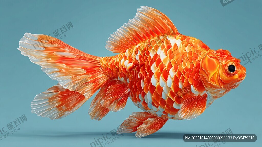 靈動(dòng)金魚(yú) 盡顯優(yōu)雅之美