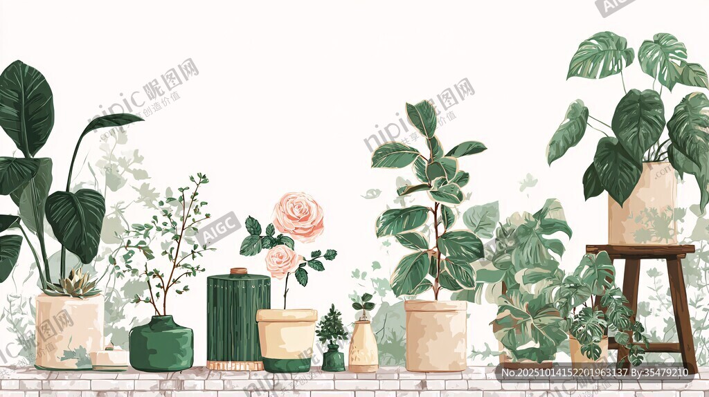 室內(nèi)綠植小景