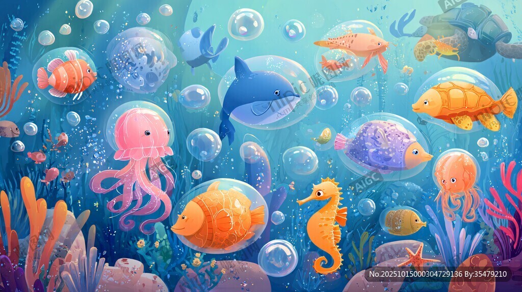 夢幻海底世界魚類大集合