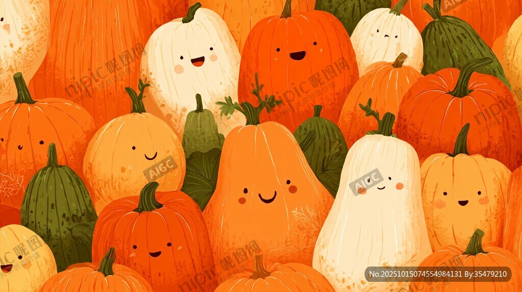 可愛笑臉南瓜大集合