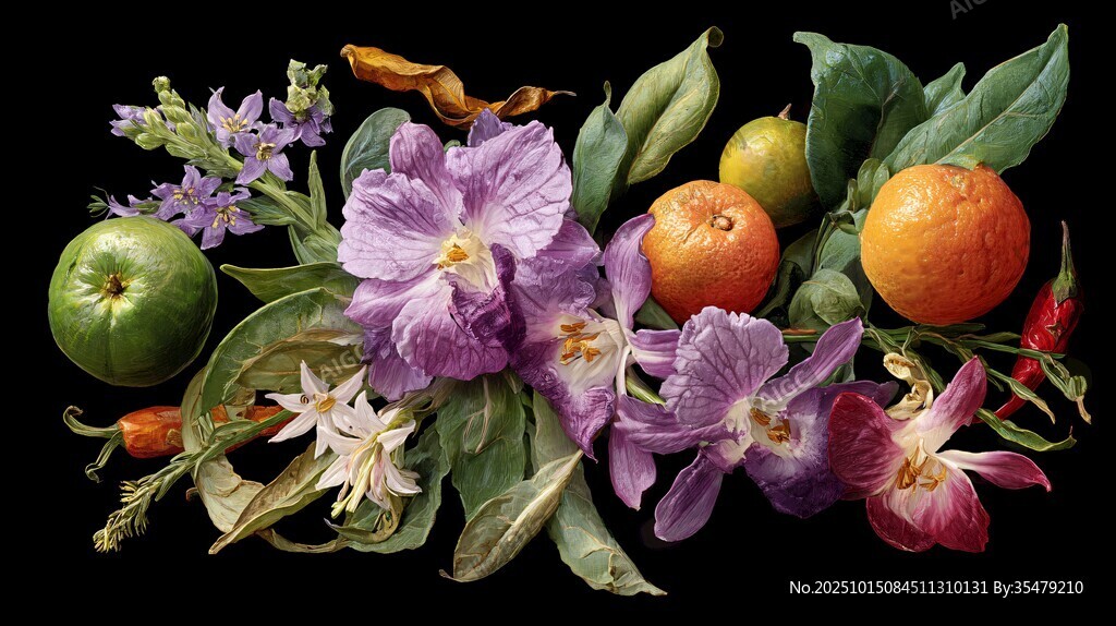 繽紛花果組合 色彩絢麗