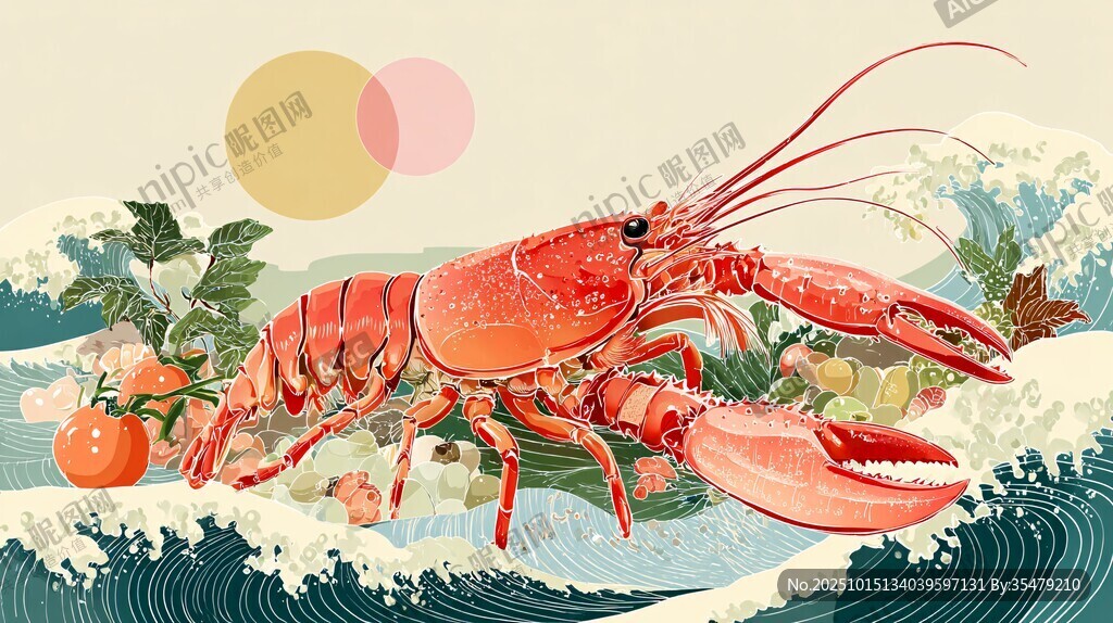 鮮活龍蝦與繽紛食材的邂逅