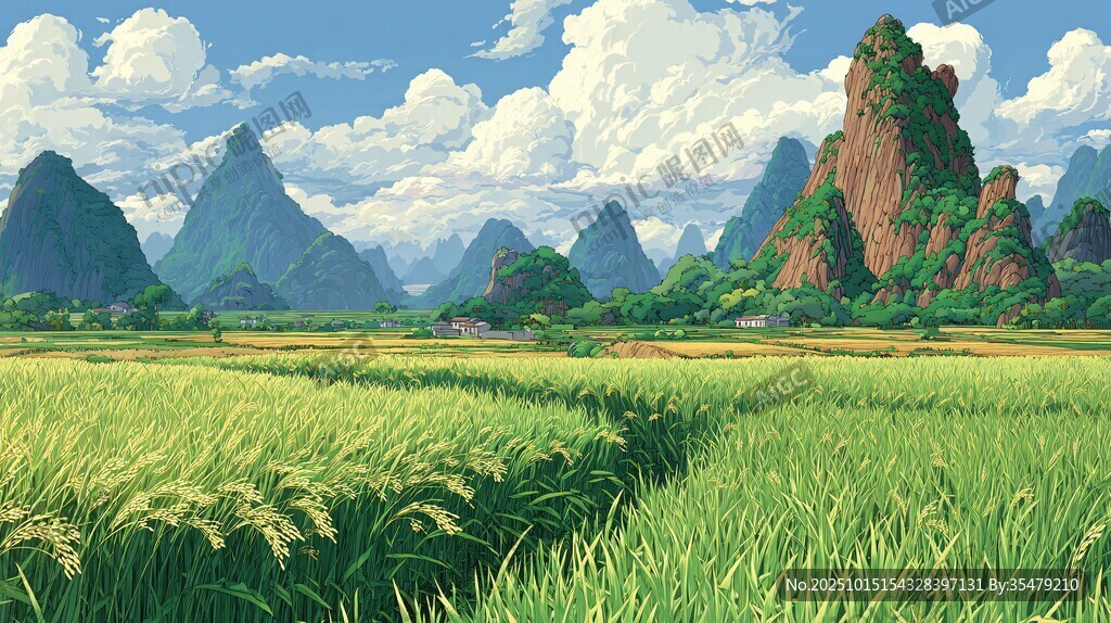 田園山水間的詩意風(fēng)光