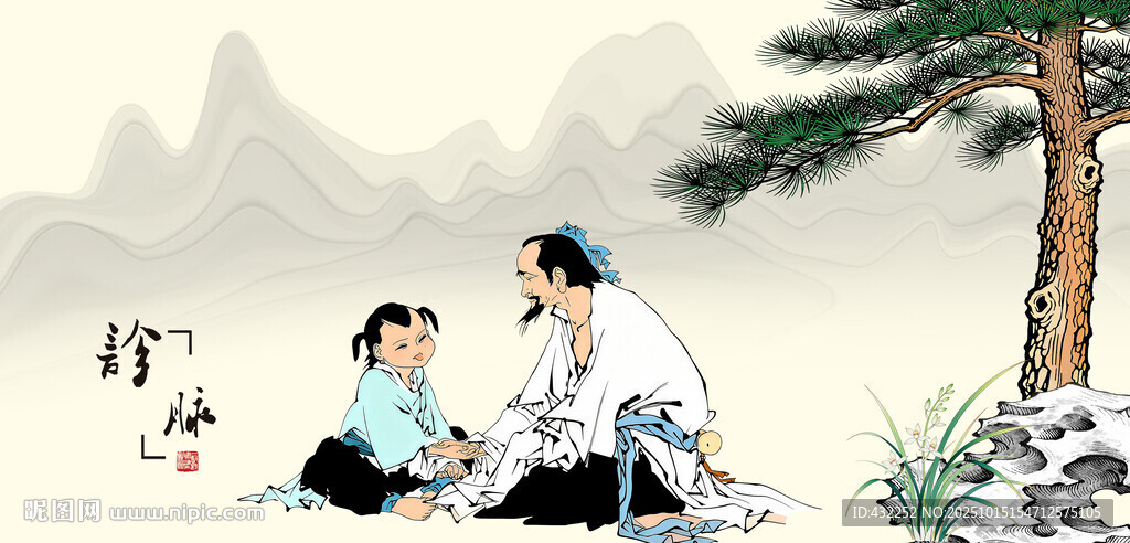 華佗診脈中醫(yī)文化