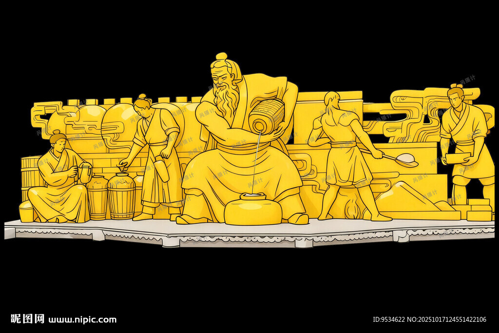 古代人物群雕藝術(shù)作品