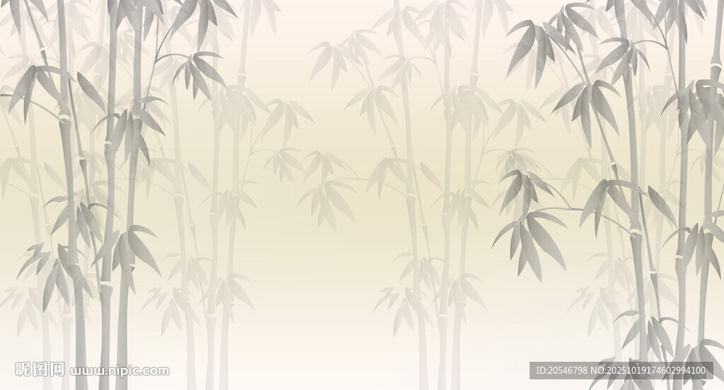 中國風(fēng)水墨竹子