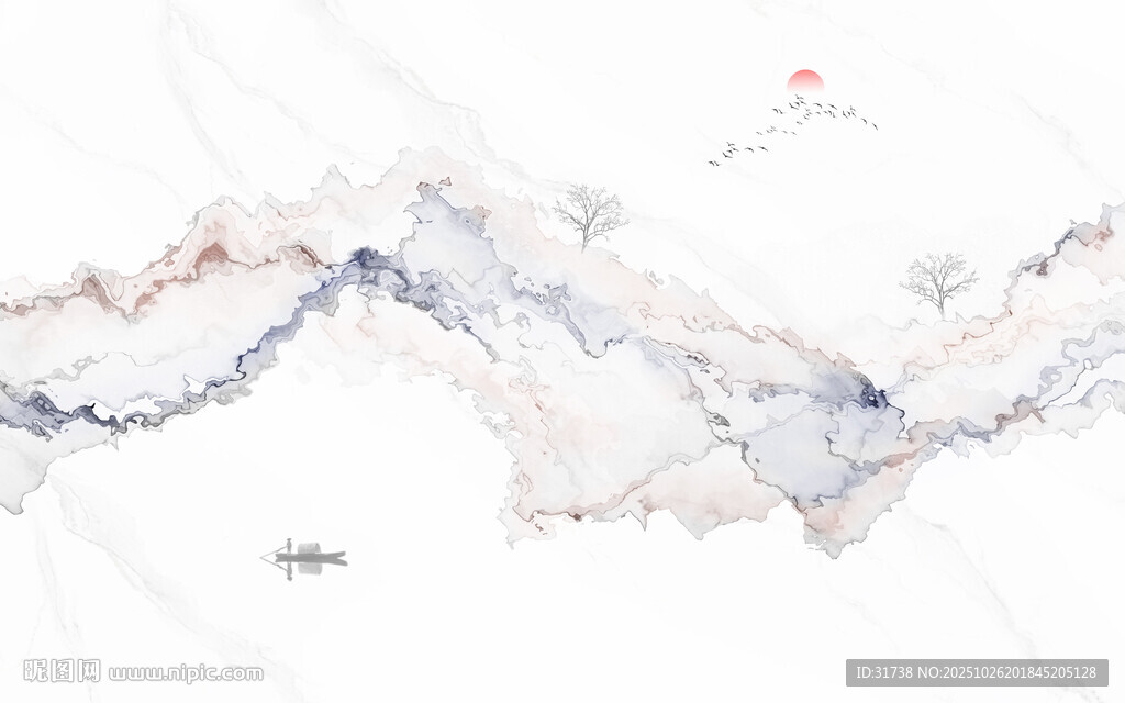 水墨畫軟膜天花