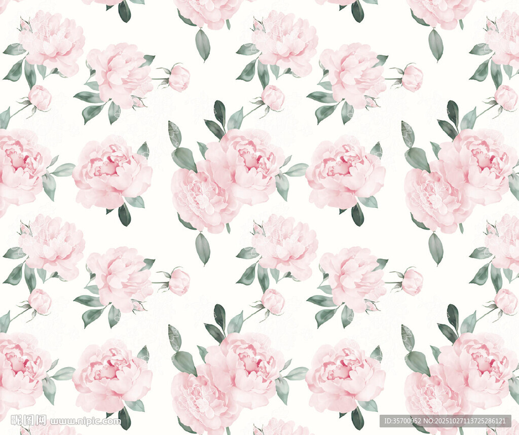 粉色花卉圖案背景