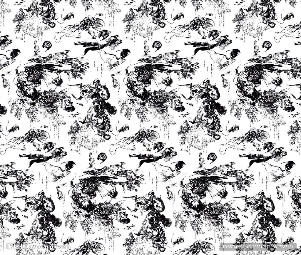 黑白抽象藝術(shù)紋理圖案