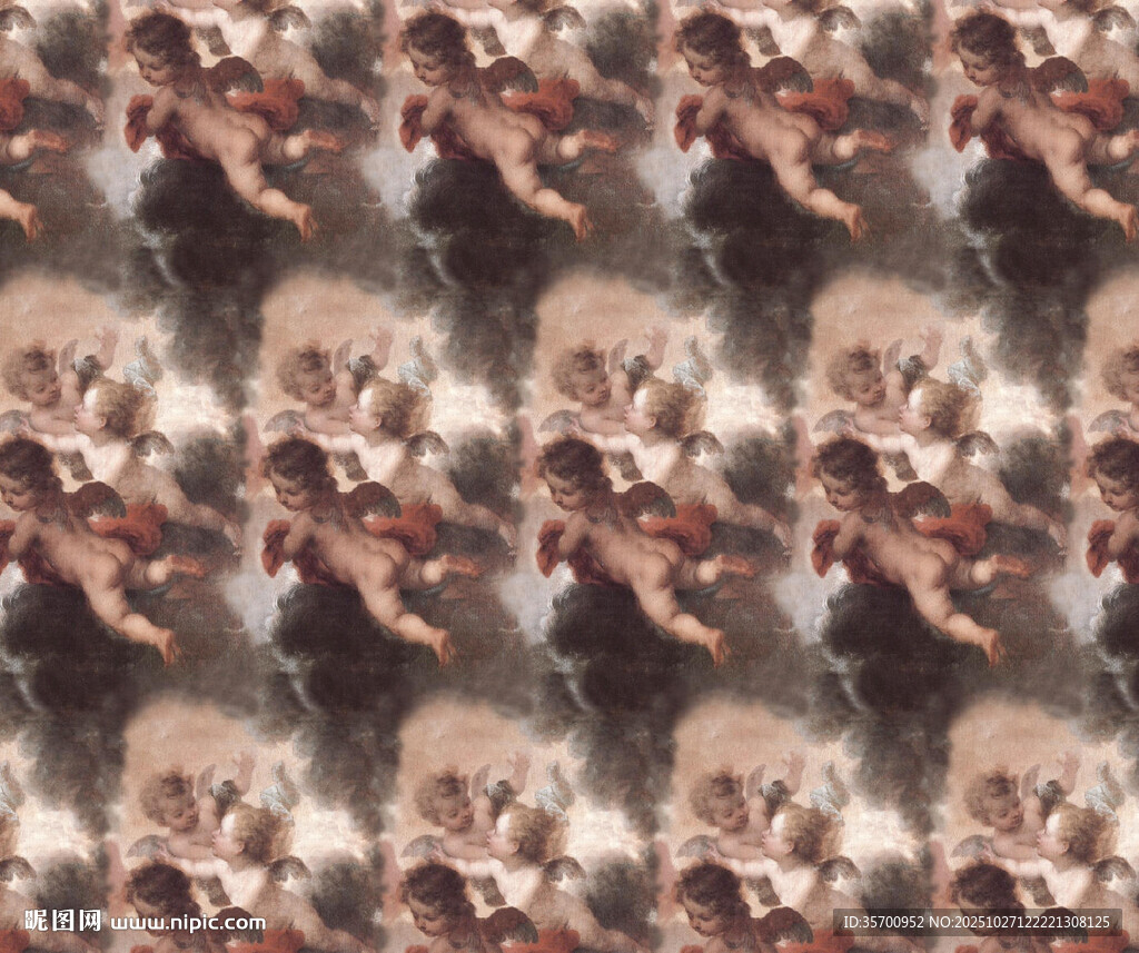 抽象藝術(shù)風(fēng)格的人物圖案