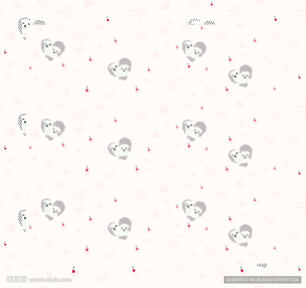 可愛卡通圖案背景紋理