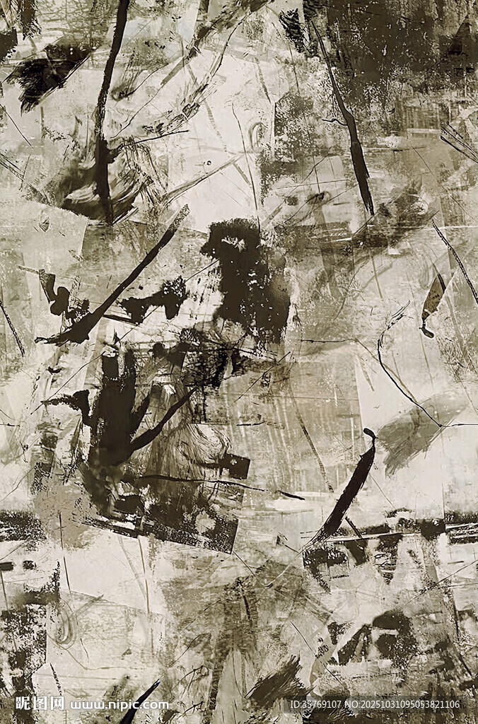 抽象斑駁紋理藝術(shù)畫(huà)面