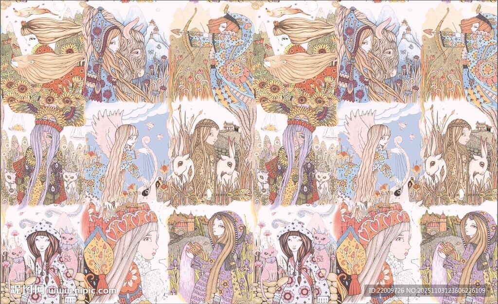 多樣風(fēng)格插畫素材集合