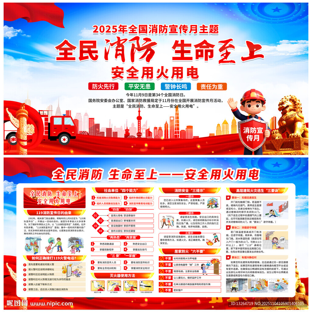 消防日展板