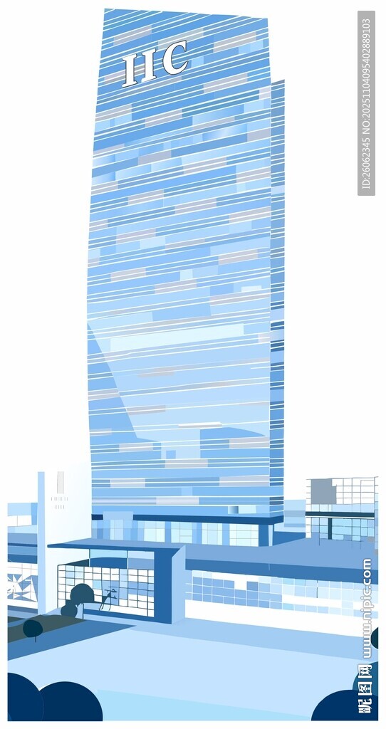 現(xiàn)代都市高樓景觀圖