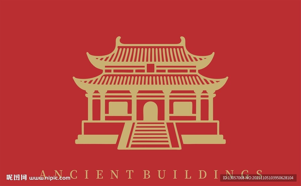 中式古建筑圖案