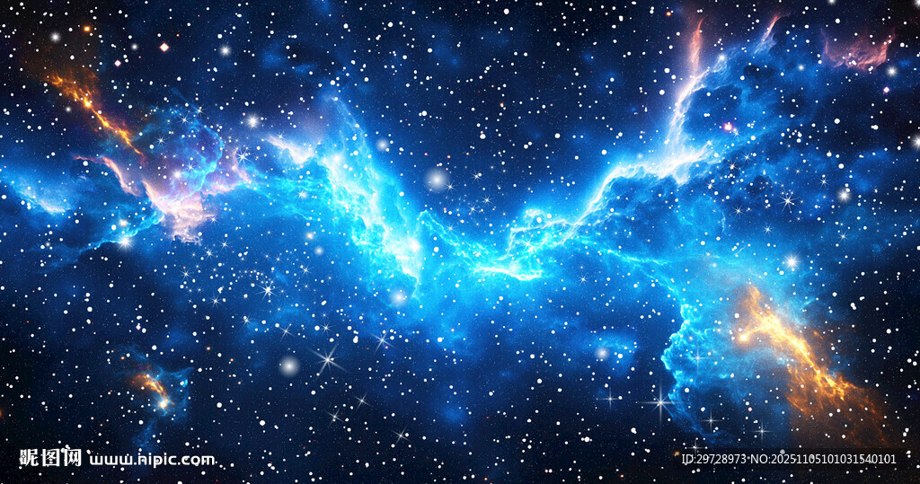 夢幻絢麗浩瀚星空