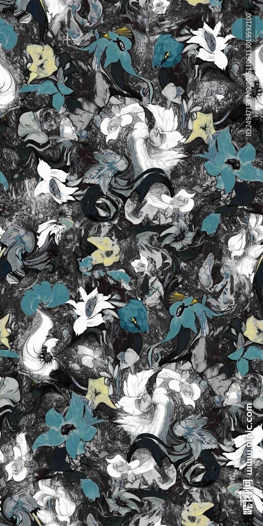 四方連續(xù)大牌花型