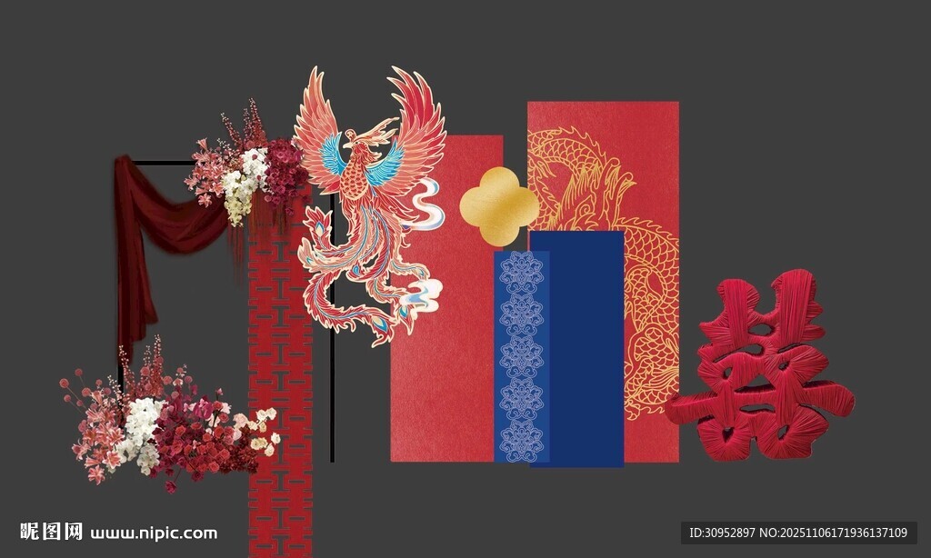 中式喜慶裝飾擺件