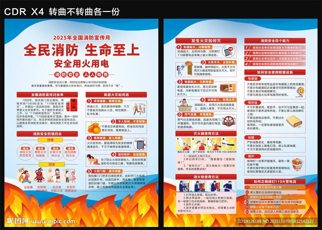 2025全國消防日宣傳單