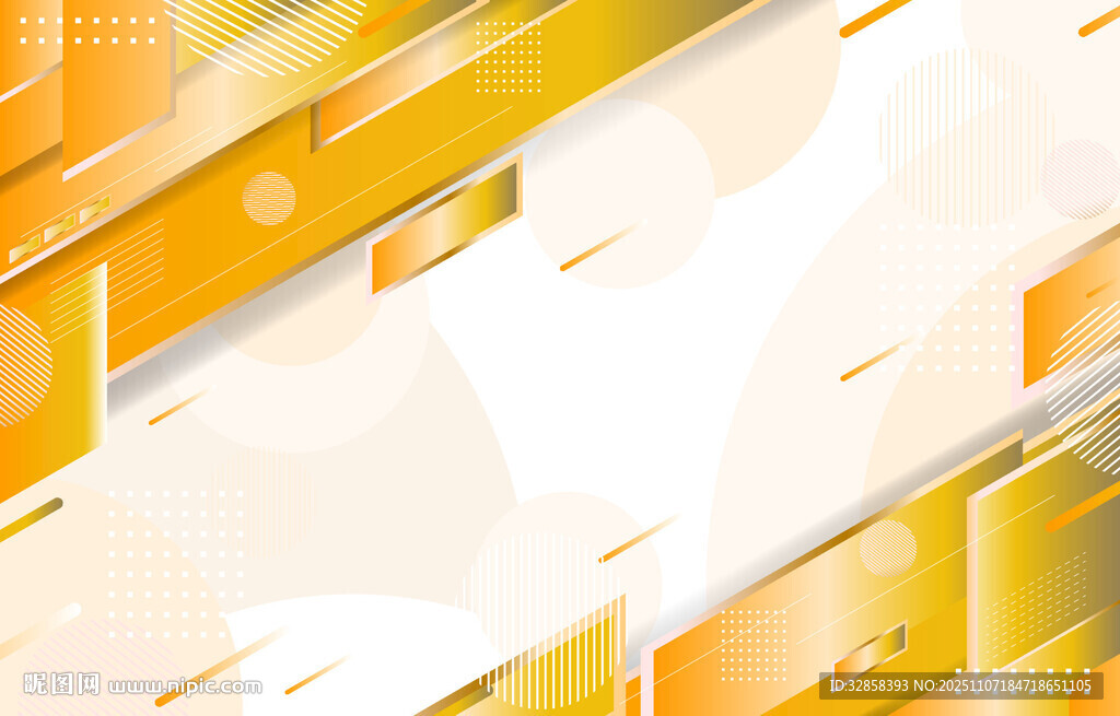 金色幾何線條抽象背景圖