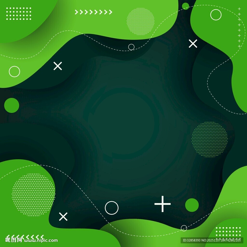 綠色幾何抽象背景圖案
