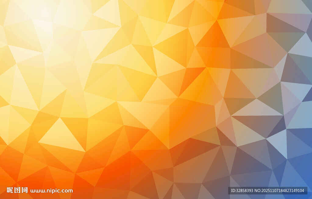 多彩幾何多邊形背景圖案