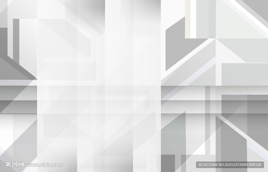簡(jiǎn)約幾何灰白背景圖案