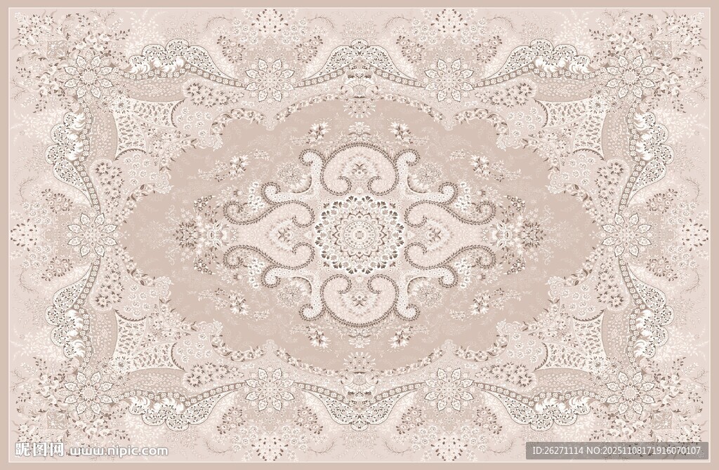 復(fù)古花紋瓷磚圖案設(shè)計(jì)