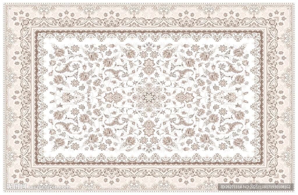 精美傳統(tǒng)花紋地毯圖案