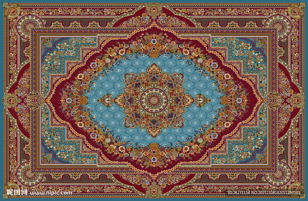 精美傳統(tǒng)風格地毯圖案