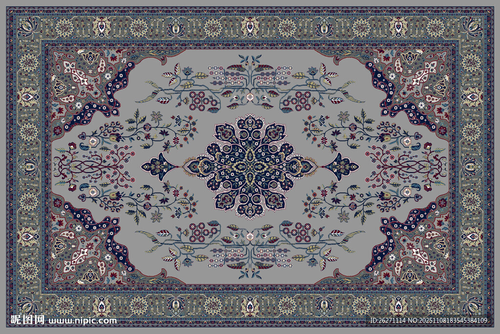 精美傳統(tǒng)花紋地毯圖案