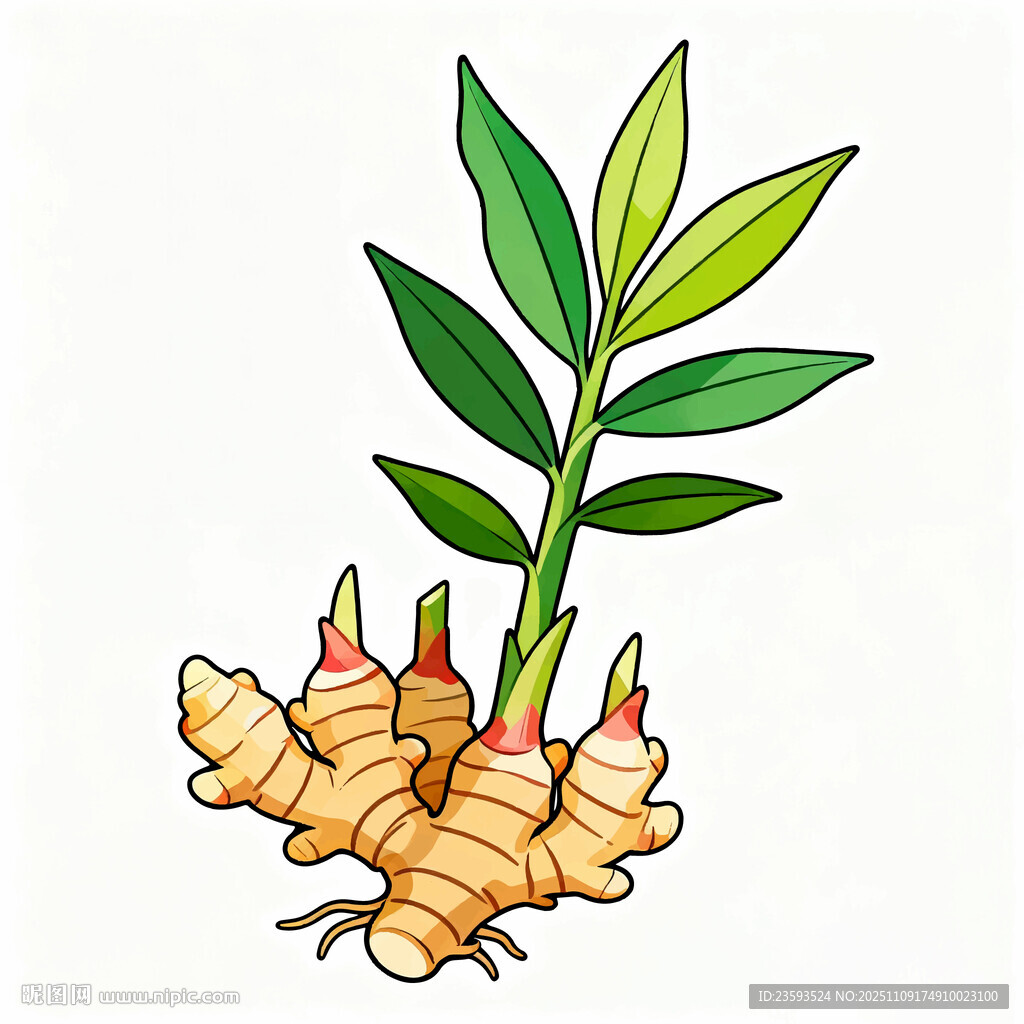高良姜矢量插畫素材