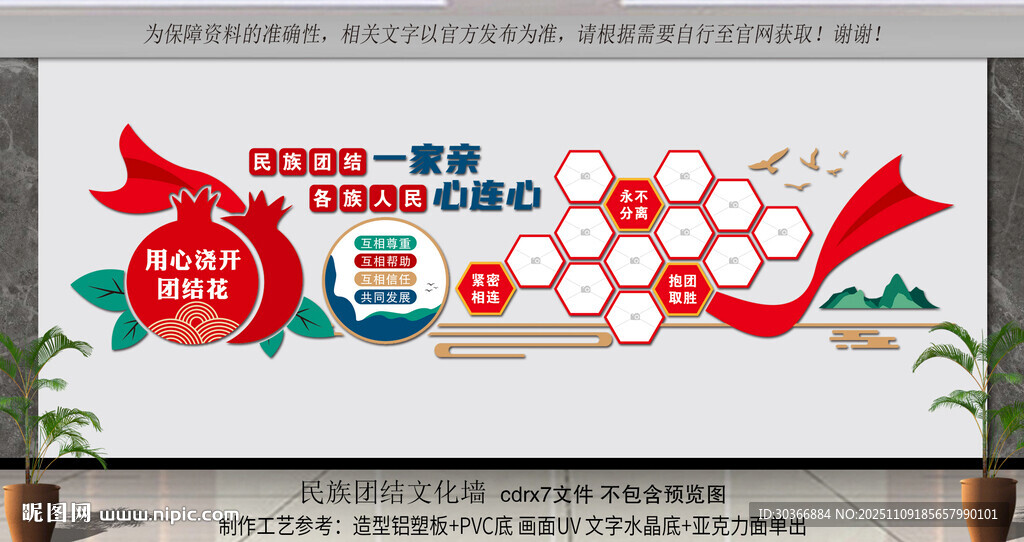 民族團(tuán)結(jié)照片墻