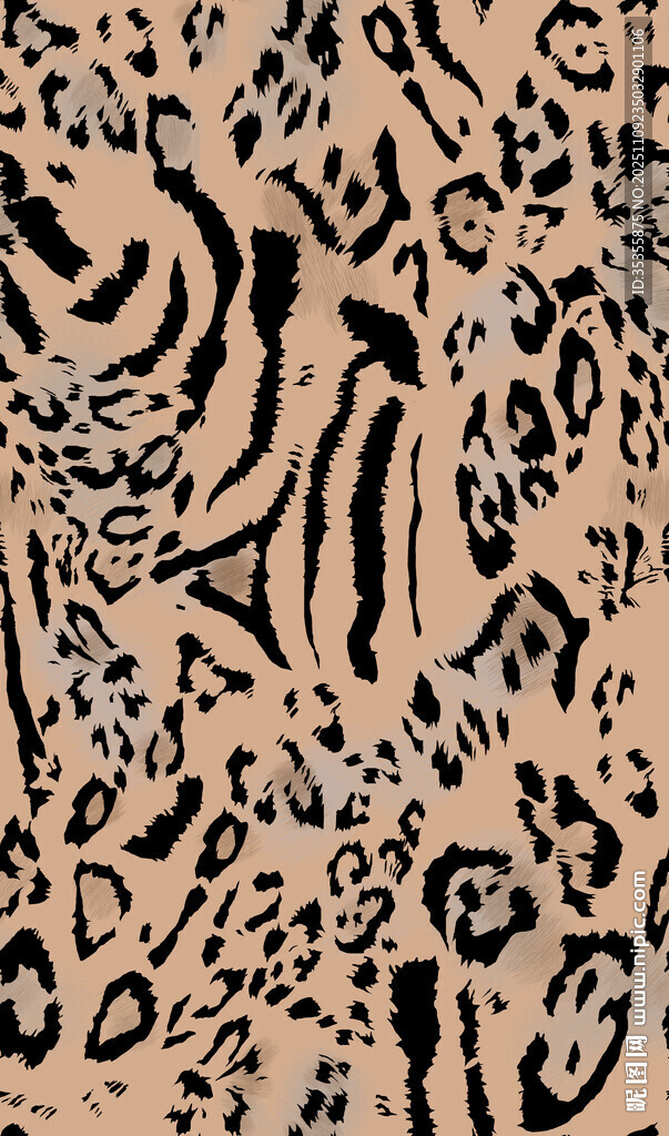 抽象豹紋圖案紋理背景