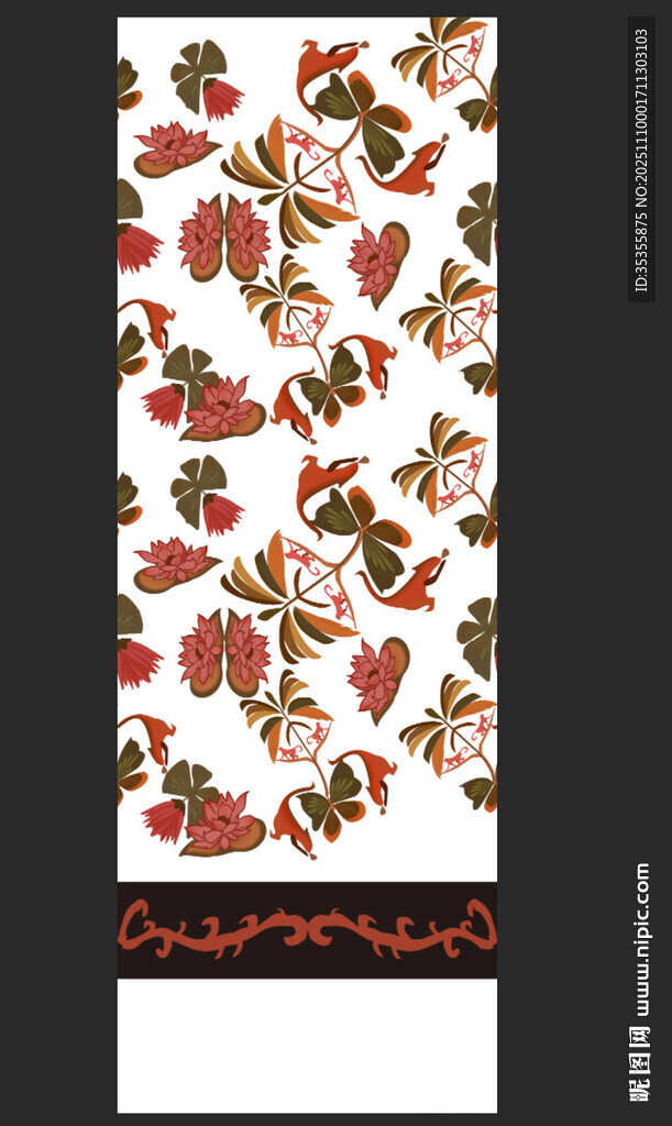 草莓圖案裝飾織物