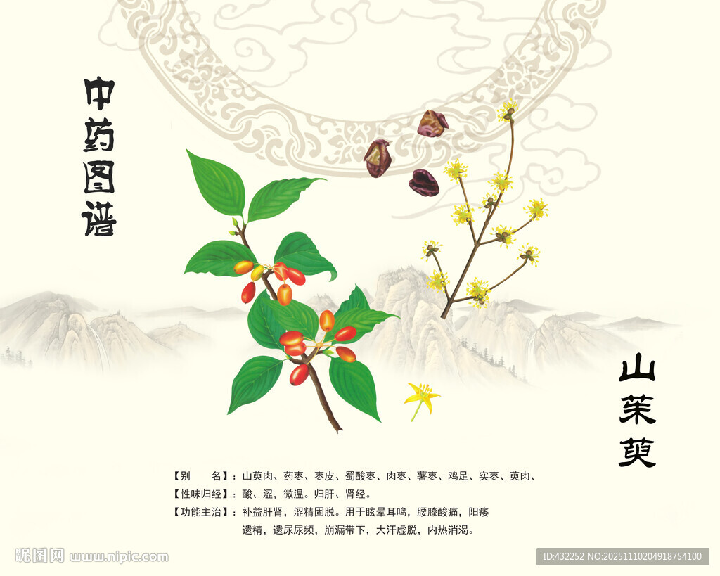 茱萸山茱萸吳茱萸