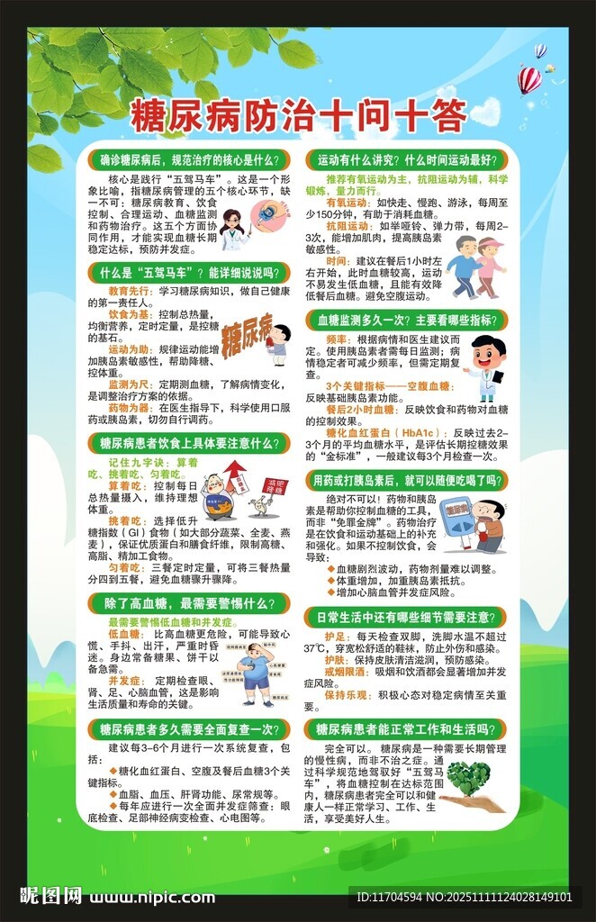 聯(lián)合國糖尿病日海報