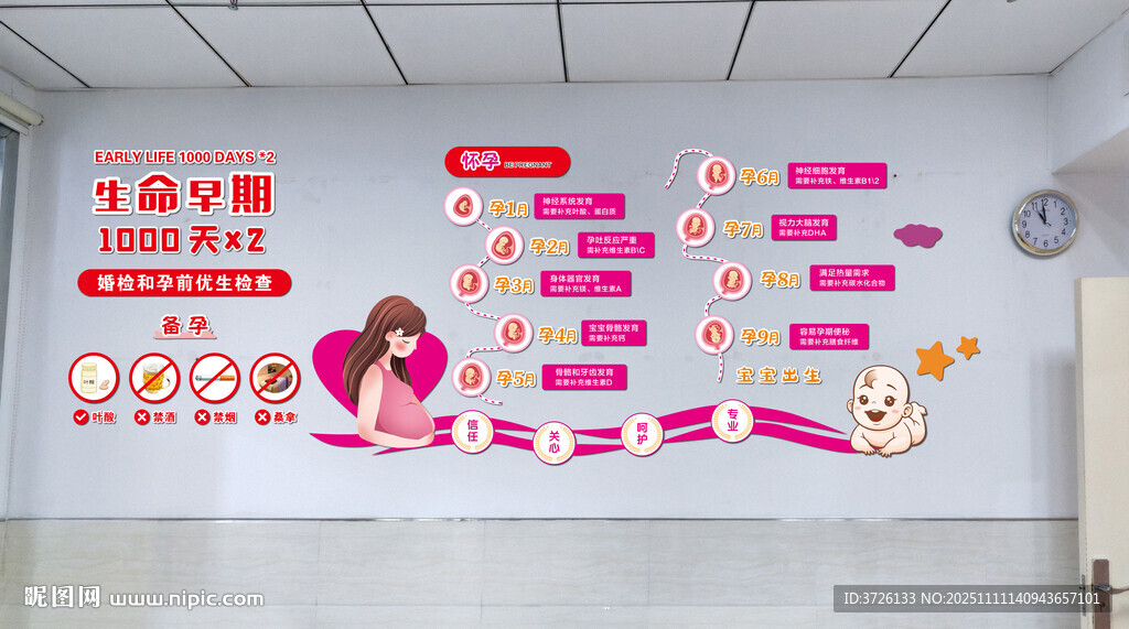 生命早期文化墻