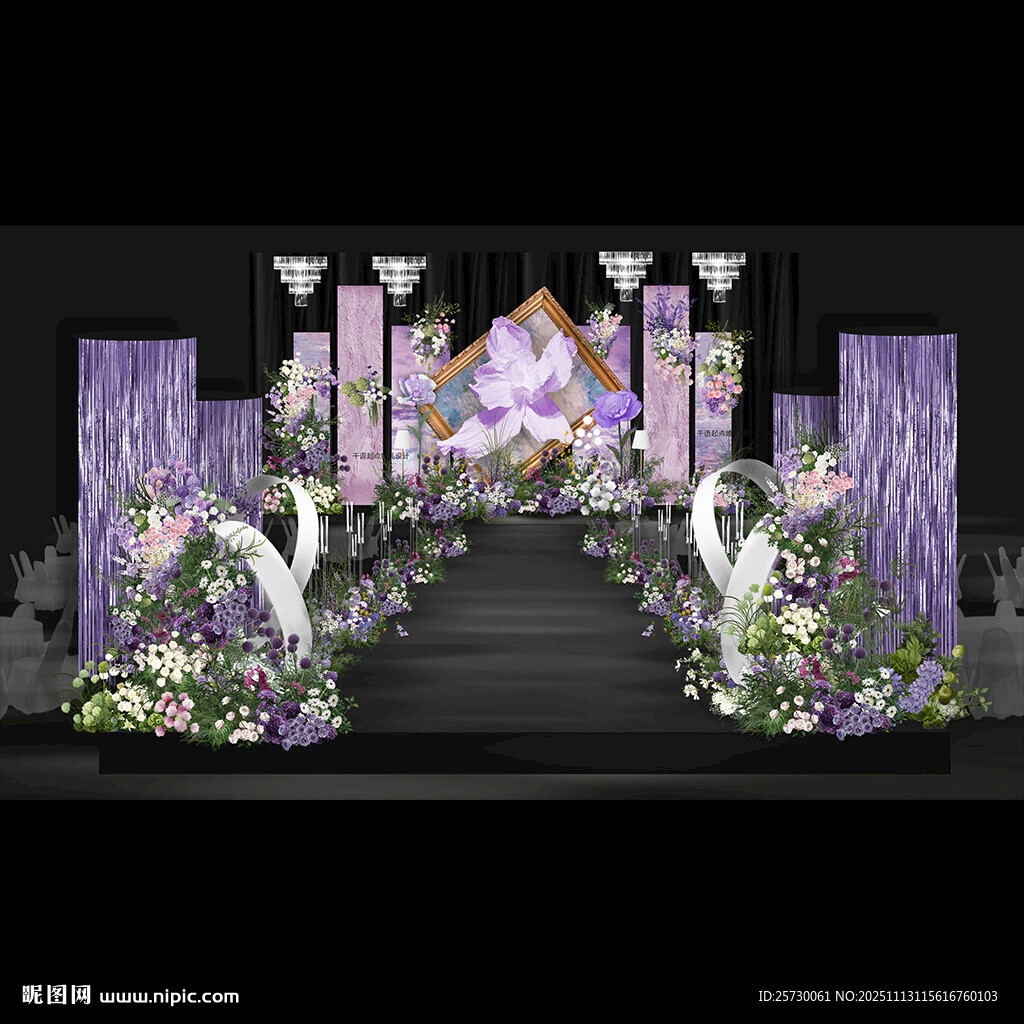 莫奈金相框婚禮