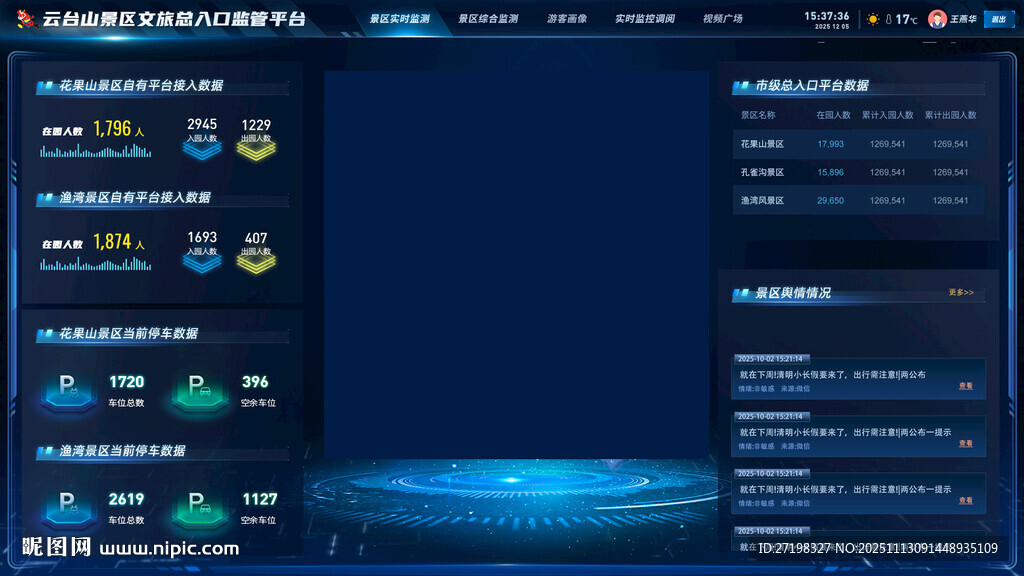 科技感大數(shù)據(jù)可視化智能界面入口