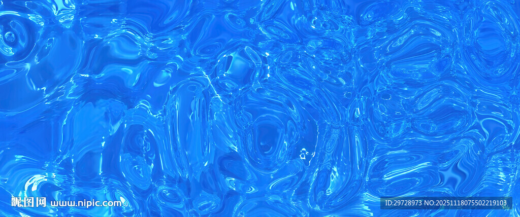 長幅藍(lán)色水波紋吊頂